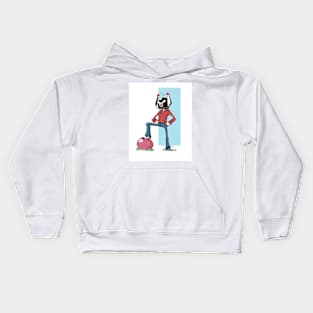 TTH Kickball Bot Kids Hoodie